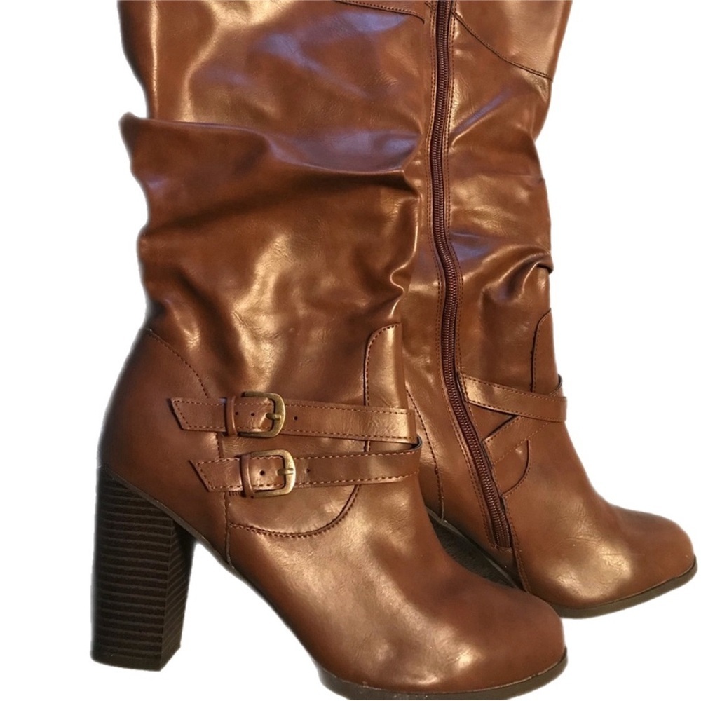 Style and company cognac tall boot - Picture 3 of 5